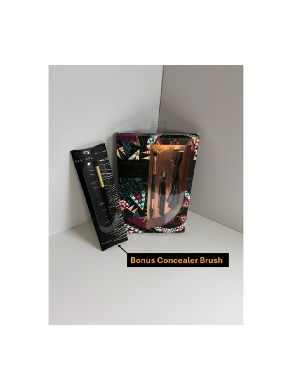 NIB Tartan + Twine Professional 3-Piece Brow Set + Bonus Kestrel Concealer Brush